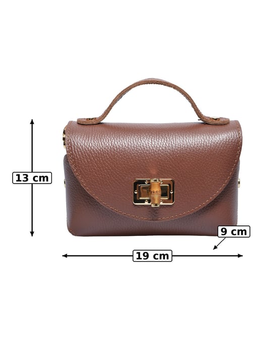 Anna Luchini Granate Bolso de cuero - Image 5