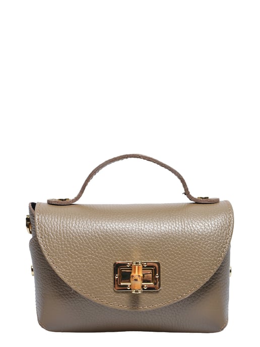 Anna Luchini Beige Bolso de cuero - Image 1