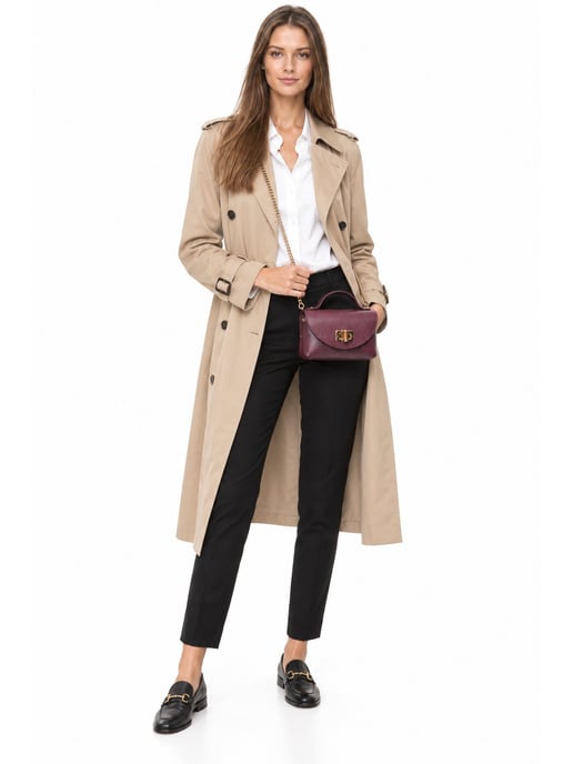 Anna Luchini Vino Bolso de cuero - Image 6