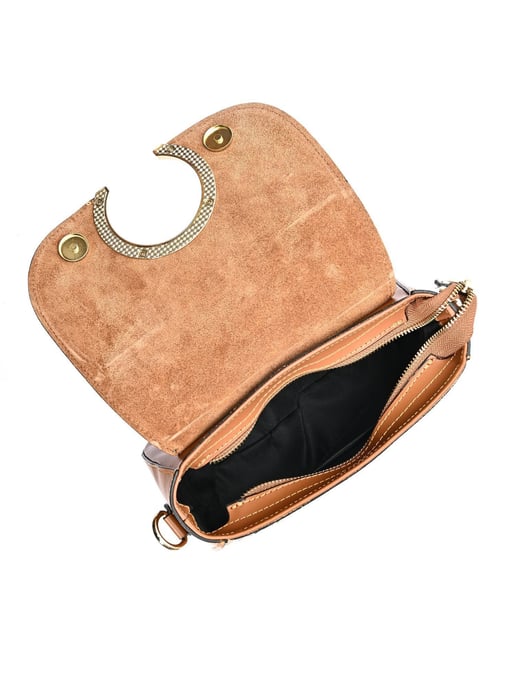 Luisa Vannini Brown Bolso de cuero - Image 4
