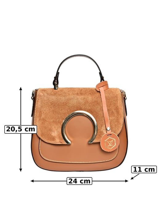 Luisa Vannini Brown Bolso de cuero - Image 6