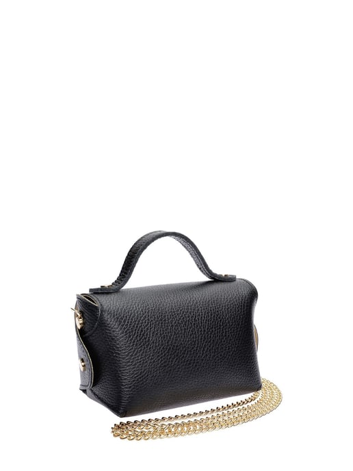 Anna Luchini Negro Bolso de cuero - Image 2
