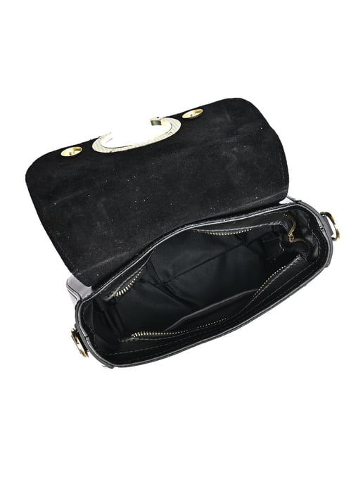Luisa Vannini Negro Bolso de cuero - Image 4
