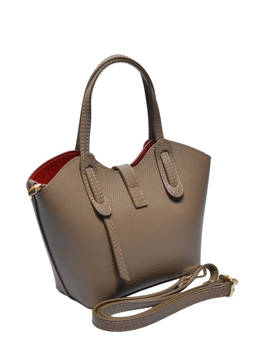 Anna Luchini Beige Bolso de cuero - Image 2