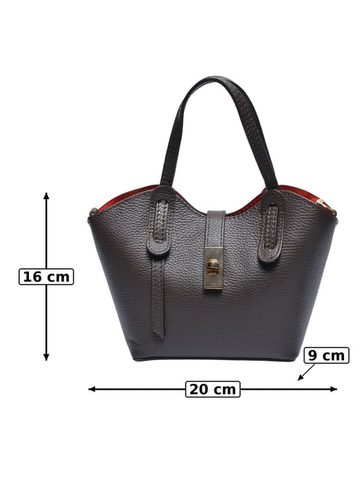 Anna Luchini Granate Bolso de cuero - Image 3