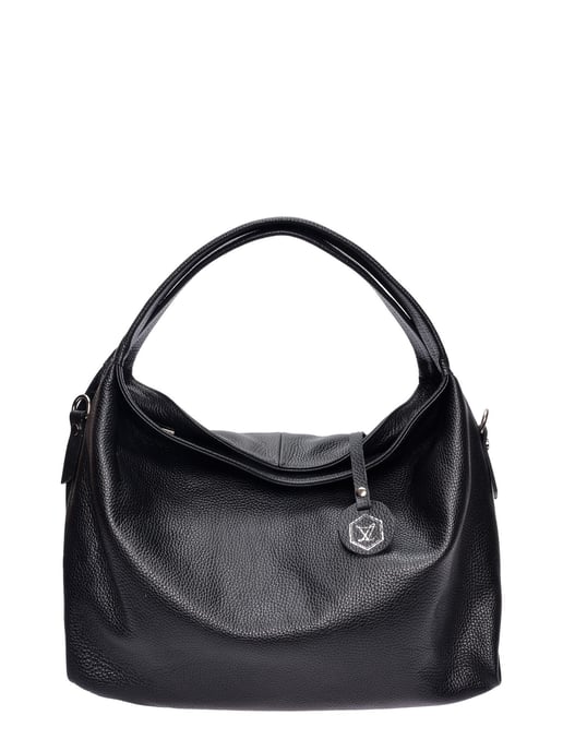 Luisa Vannini Negro Bolso de cuero - Image 1