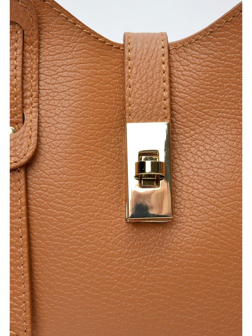 Anna Luchini Brown Bolso de cuero - Image 3