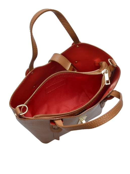 Anna Luchini Brown Bolso de cuero - Image 4