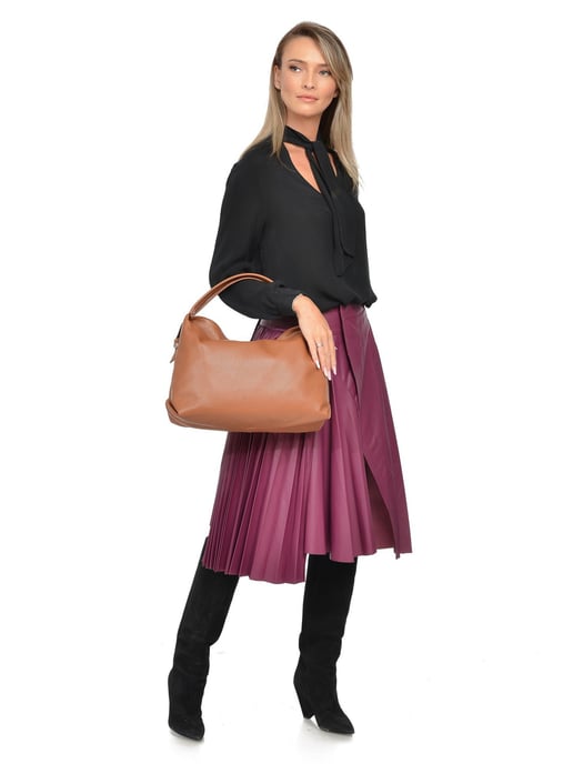 Luisa Vannini Brown Bolso de cuero - Image 5