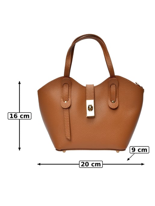Anna Luchini Brown Bolso de cuero - Image 6