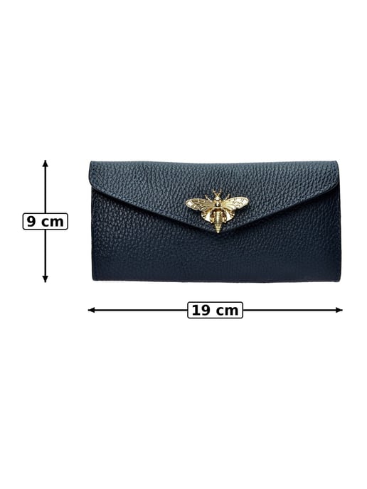 Anna Luchini Azul Bolso de cuero - Image 6