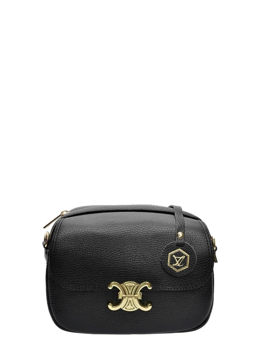 Luisa Vannini Negro Bolso de cuero - Image 1