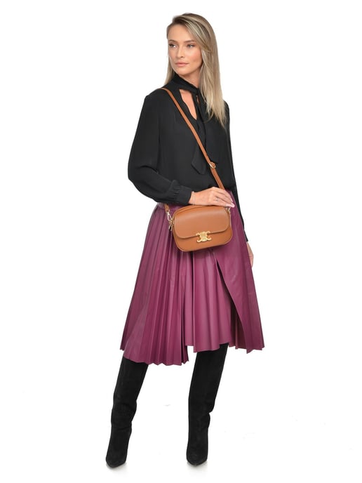 Luisa Vannini Brown Bolso de cuero - Image 5