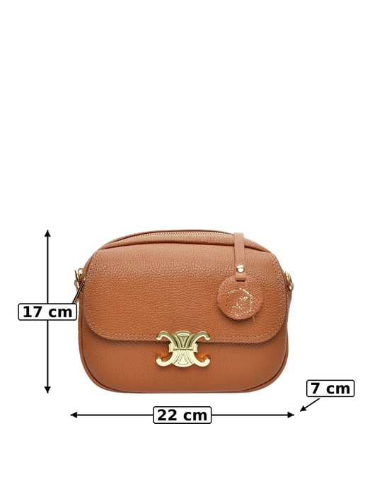Luisa Vannini Brown Bolso de cuero - Image 6