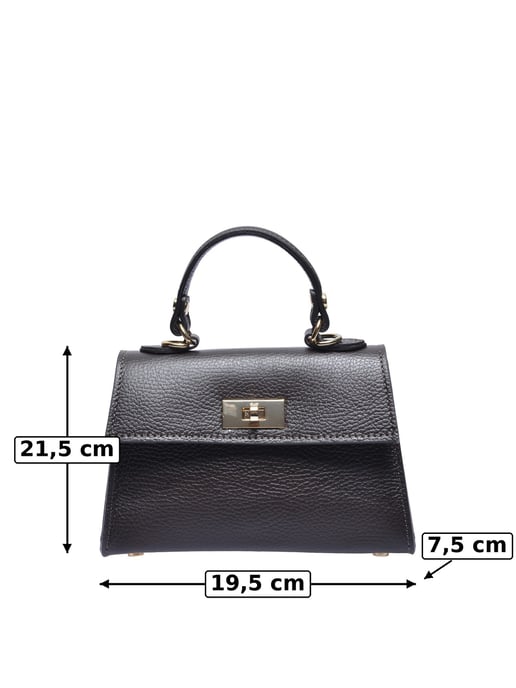 Luisa Vannini Granate Bolso de cuero - Image 5