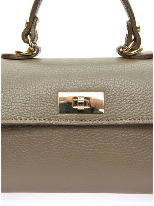 Luisa Vannini Beige Bolso de cuero - Image 3