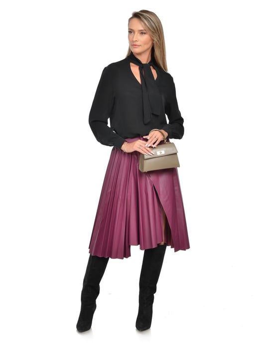 Luisa Vannini Beige Bolso de cuero - Image 5