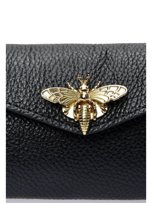 Anna Luchini Negro Bolso de cuero - Image 3