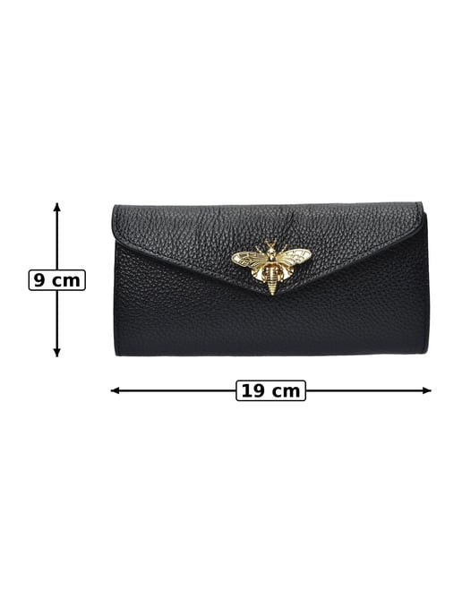 Anna Luchini Negro Bolso de cuero - Image 6