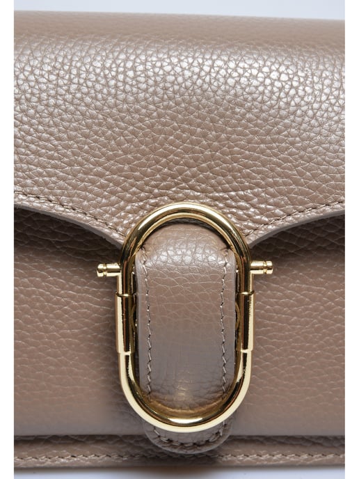 Anna Luchini Beige Bolso de cuero - Image 3