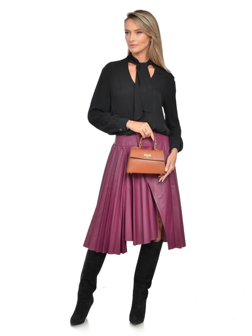 Luisa Vannini Brown Bolso de cuero - Image 5