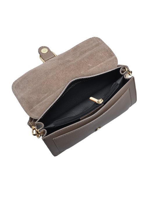 Anna Luchini Beige Bolso de cuero - Image 4