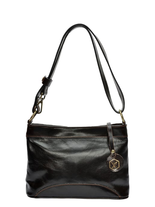 Luisa Vannini Granate Bolso de cuero - Image 1