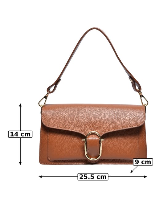 Anna Luchini Brown Bolso de cuero - Image 5