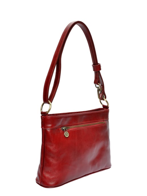 Luisa Vannini Rojo Bolso de cuero - Image 2