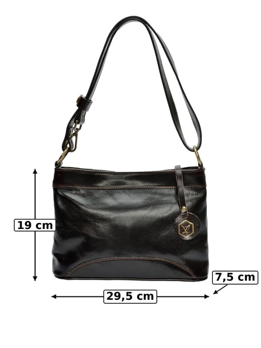 Luisa Vannini Granate Bolso de cuero - Image 6