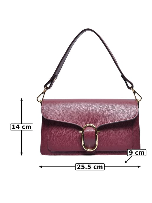 Anna Luchini Vino Bolso de cuero - Image 5