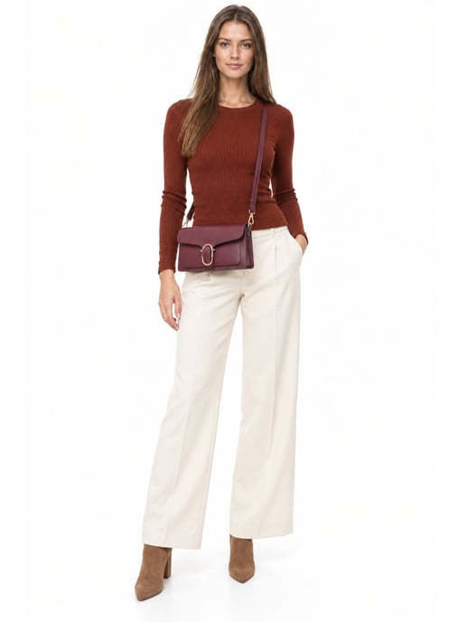 Anna Luchini Vino Bolso de cuero - Image 6