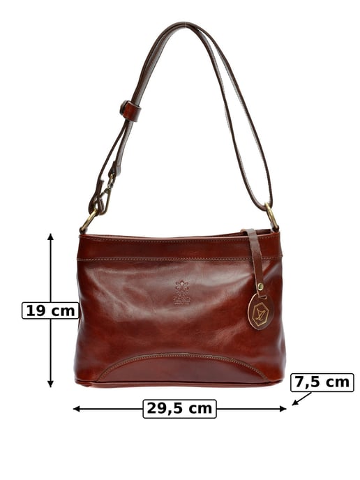 Luisa Vannini Granate Bolso de cuero - Image 6