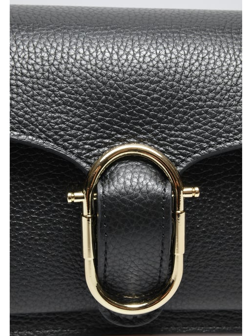 Anna Luchini Negro Bolso de cuero - Image 3