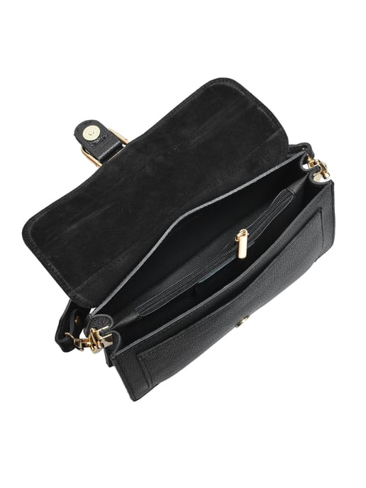 Anna Luchini Negro Bolso de cuero - Image 4