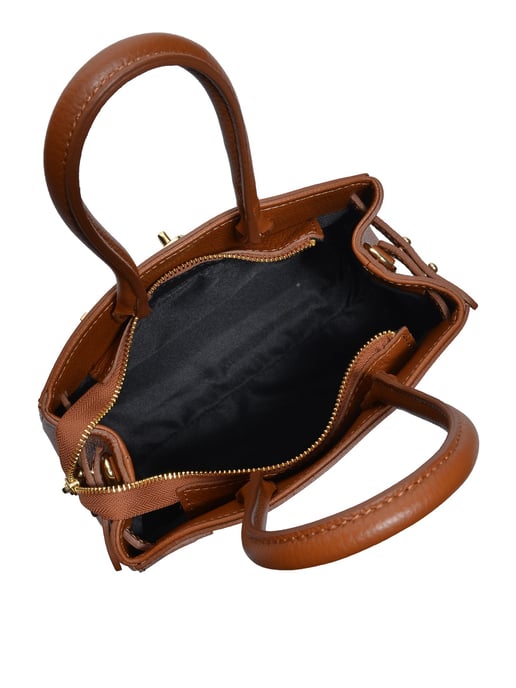 Anna Luchini Brown Bolso de cuero - Image 4