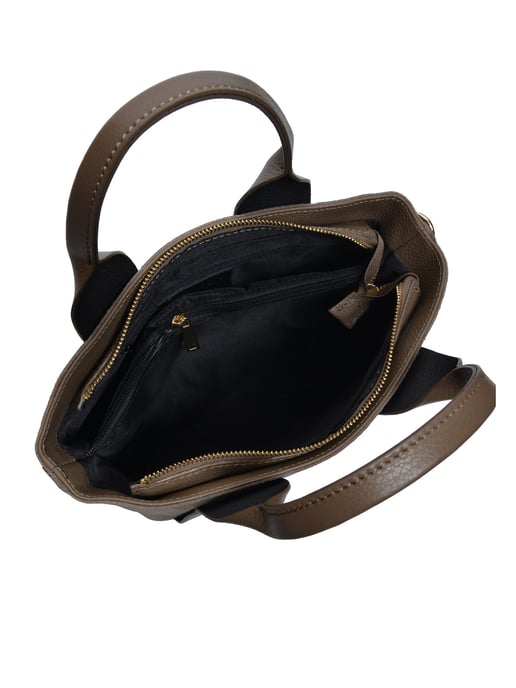 Luisa Vannini Beige Bolso de cuero - Image 4