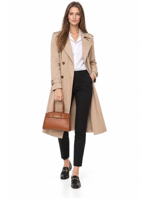 Anna Luchini Brown Bolso de cuero - Image 6