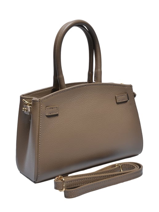 Anna Luchini Beige Bolso de cuero - Image 2