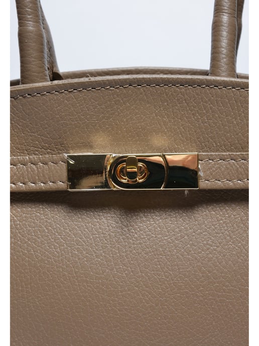 Anna Luchini Beige Bolso de cuero - Image 3