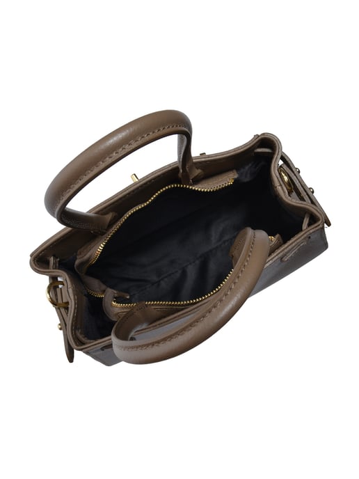 Anna Luchini Beige Bolso de cuero - Image 4