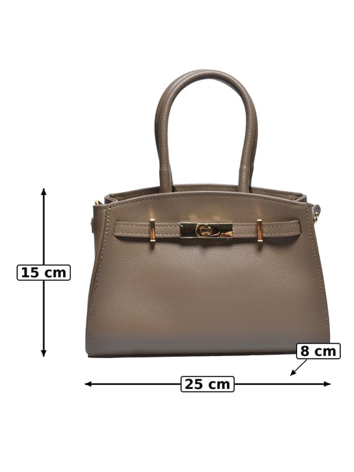 Anna Luchini Beige Bolso de cuero - Image 5