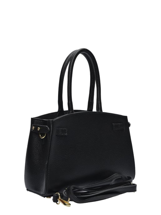 Anna Luchini Negro Bolso de cuero - Image 2