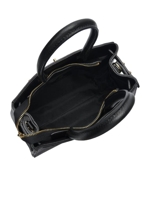 Anna Luchini Negro Bolso de cuero - Image 4
