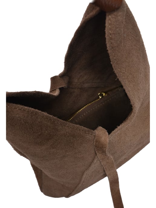 Anna Luchini Beige Bolso de cuero - Image 4