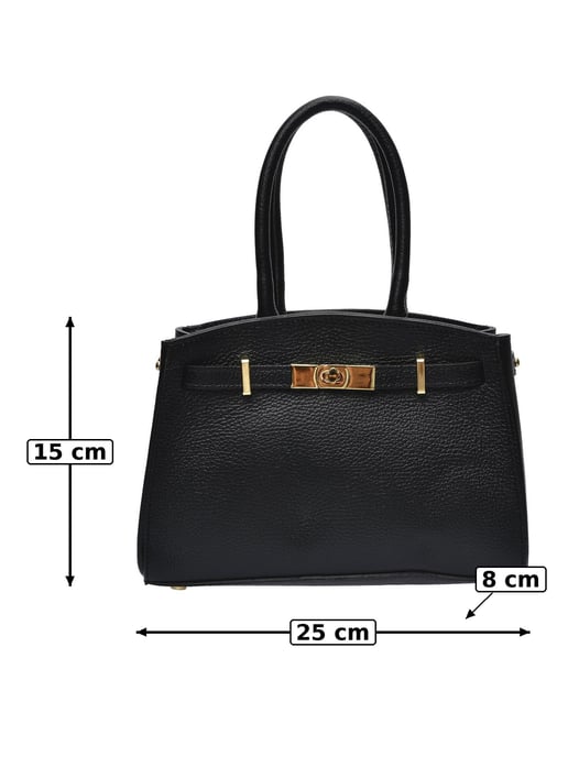 Anna Luchini Negro Bolso de cuero - Image 6