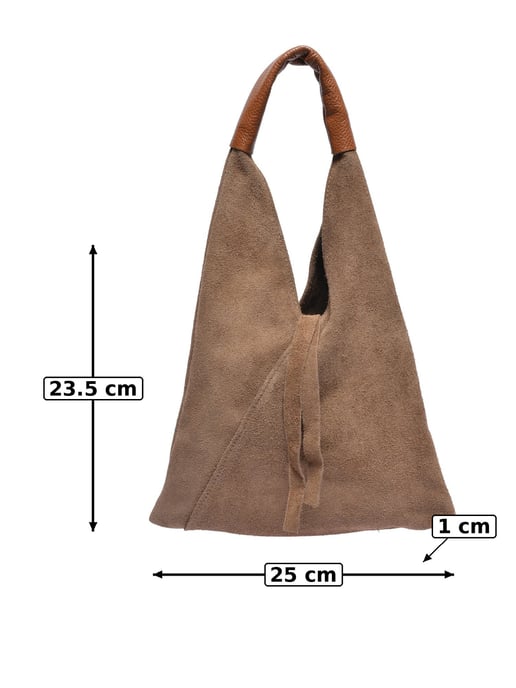 Anna Luchini Beige Bolso de cuero - Image 5