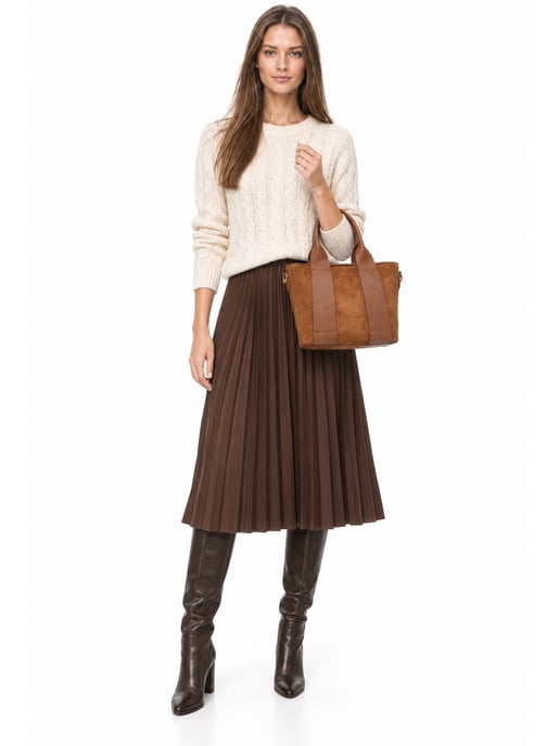 Luisa Vannini Brown Bolso de cuero - Image 6