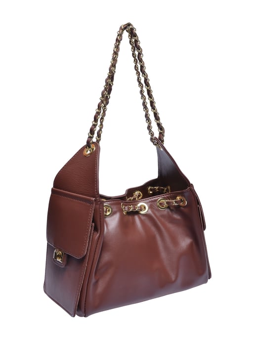Anna Luchini Granate Bolso de cuero - Image 2