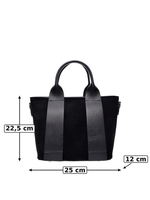 Luisa Vannini Negro Bolso de cuero - Image 6